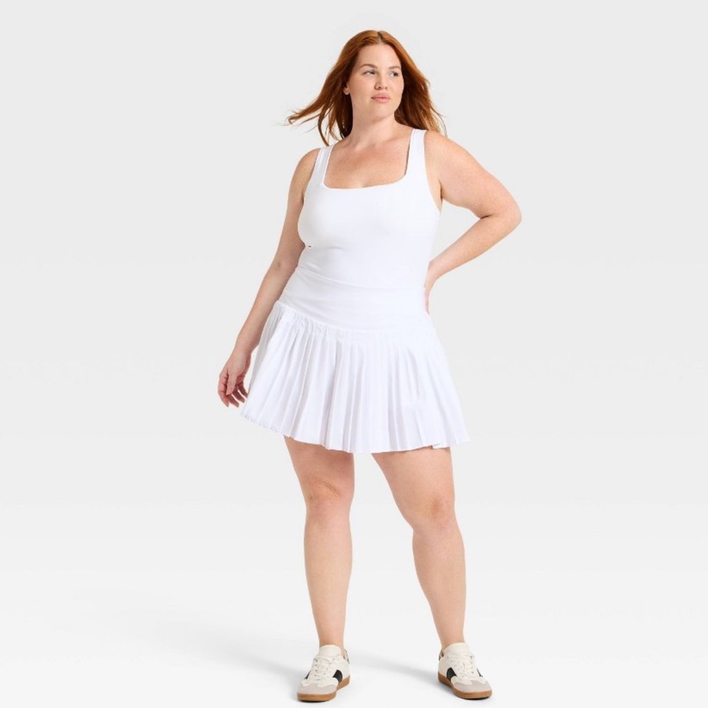 All in Motion Ribbed Pleated Athletic Mini Skirt with Built In Shorts Size XXL
